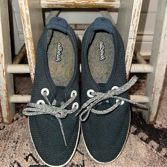 Allbirds Tree Runners Womens Navy Blue Comfort Athletic Running Shoes Size 9 - Picture 4 of 8